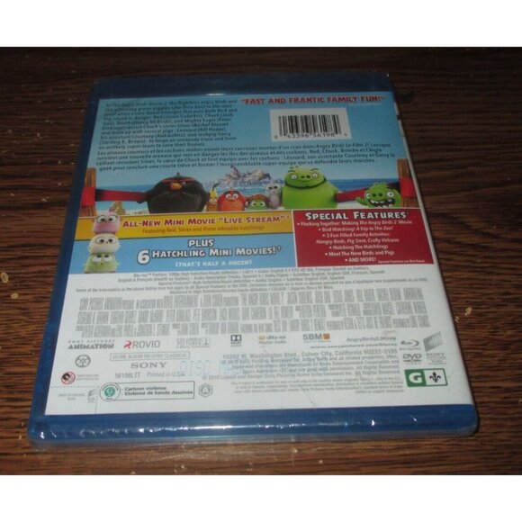 Angry Birds 2 (Blu-ray Disc / DVD, 2019, Canadian) (unopened) - Picture 2 of 3